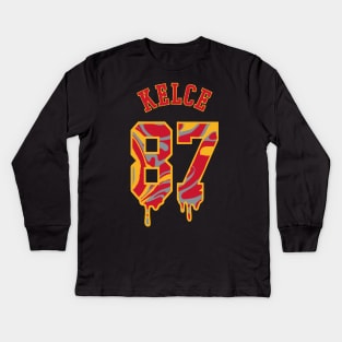 Travis Kelce Kids Long Sleeve T-Shirt